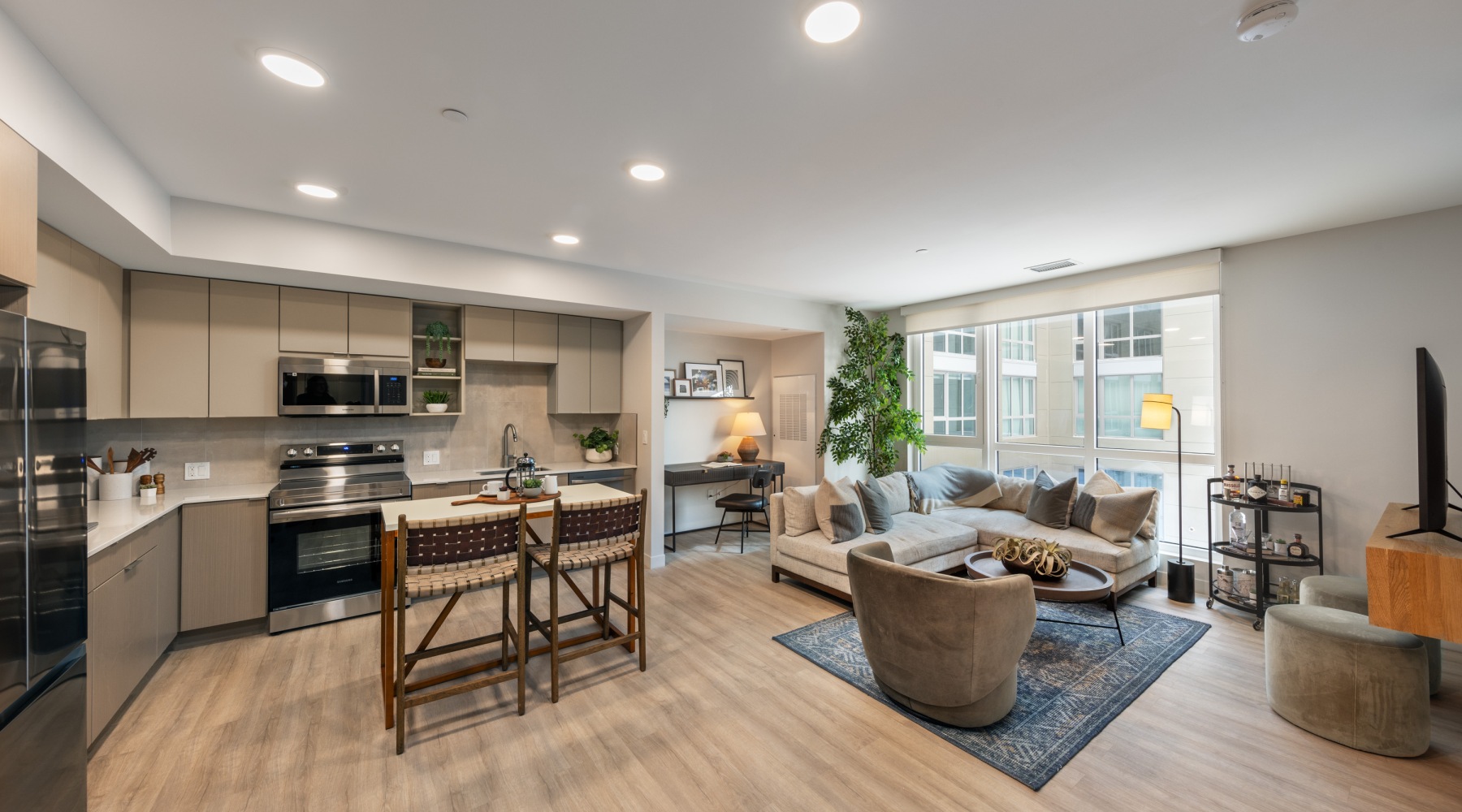 Kitchen and Living Room Kitchen and Living Room